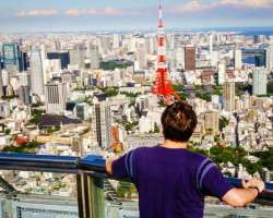 The man is being represented in various television shows and in print magazines where he is found inspiring people to learn Japanese and interact.